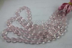 Rose Quartz Far Faceted Drops Beads